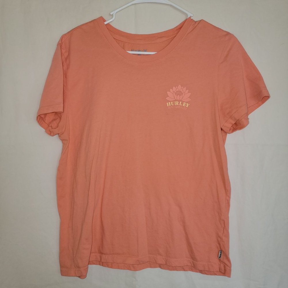 Hurley Womens Hawaiian Classic Graphic Tee Size Large.